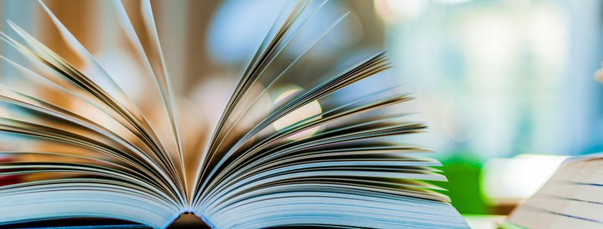 Opened book